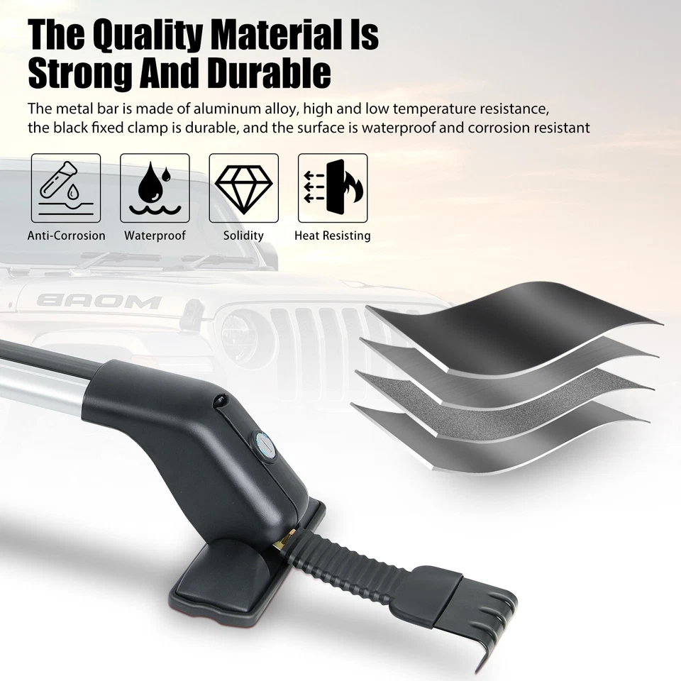 Portaequipajes de aluminio con barra transversal de techo para Lexus IS 250 300 350 F Foto 4 de 4