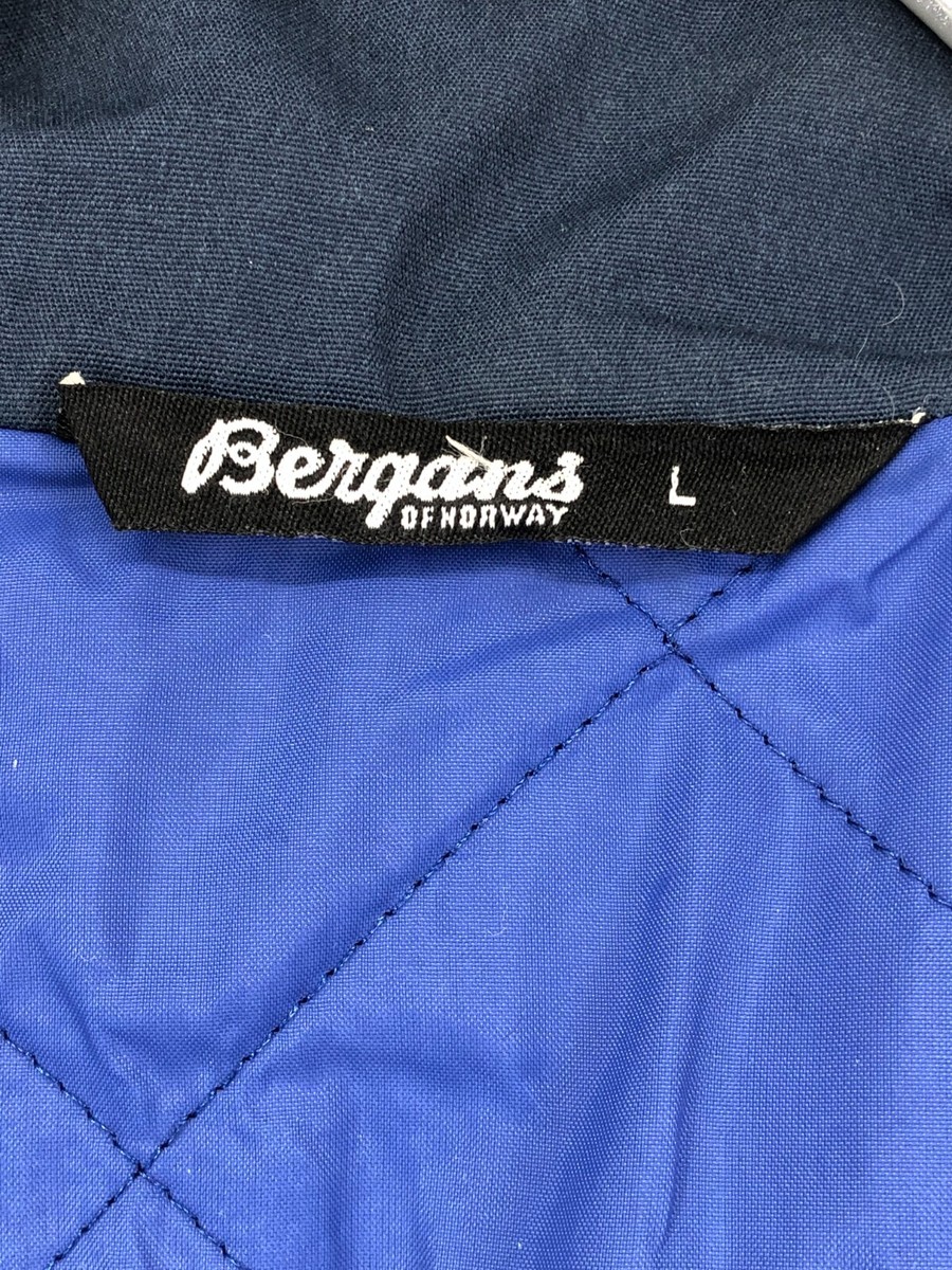 BERGANS OF NORWAY Men 7506 Harstad Hooded Parka Jacket Coat Size L 