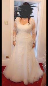 size 18 wedding dress