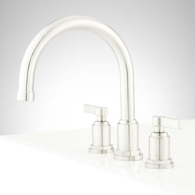Signature Hardware Greyfield 3-Hole Roman Tub Faucet, Brushed Nickel