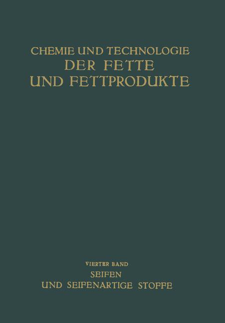 Seifen Und Seifenartige Stoffe | Buch | 9783709152706
