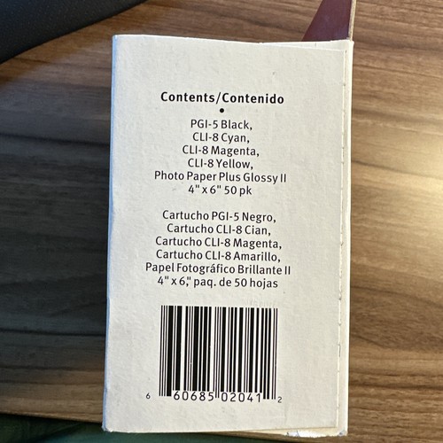 Genuine Canon Ink Combo Pack 1-5PGBK 2-8M 1-8C 1-8Y ChromaLife 100 Sealed 6 Pack - Picture 2 of 5