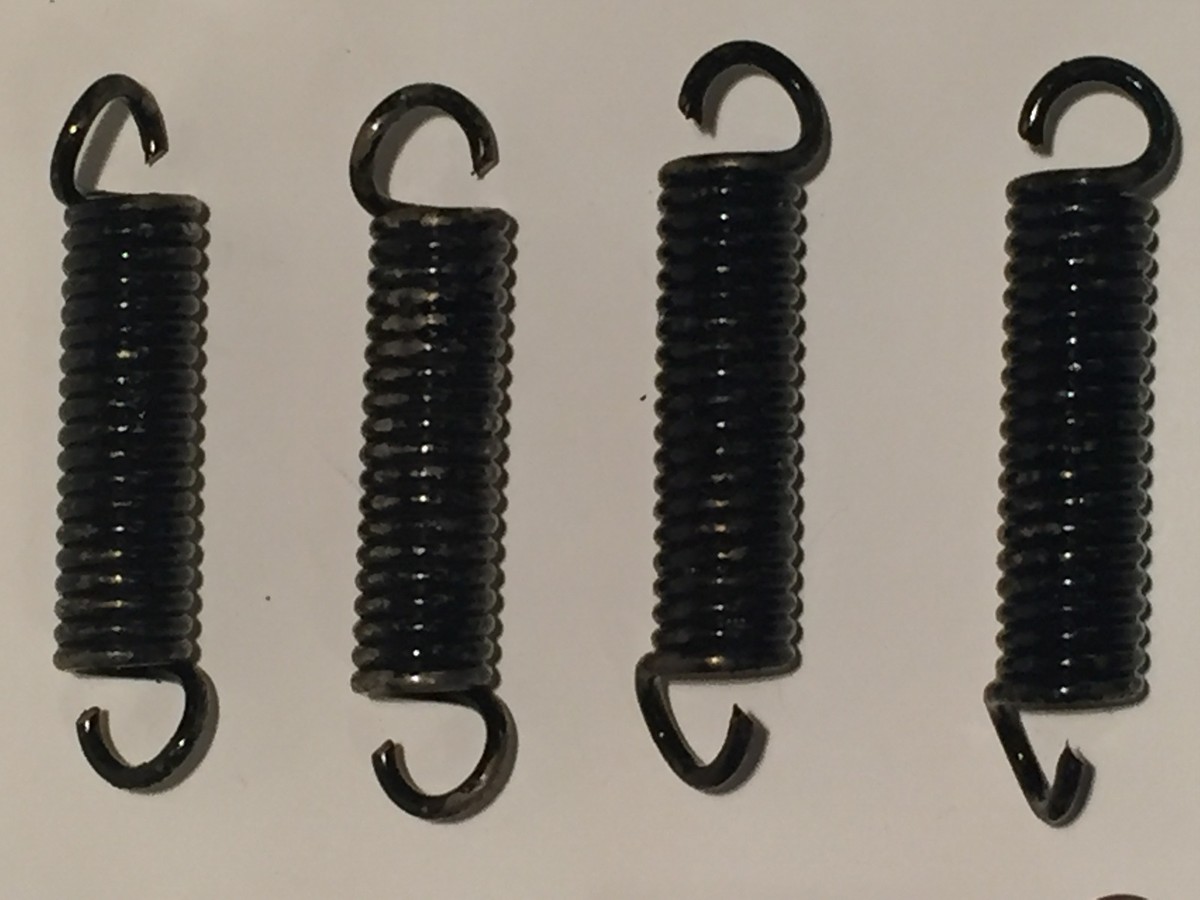 【ag】DaliaSolido NO31 FORD THUNDERBIRD 1955-1956 Ford Thunderbird Complete 4 wheel Brake Shoe Hardware