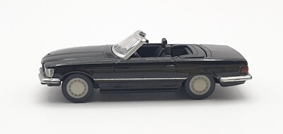 Georgia 1/72 MERCEDES BENZ 350 SL CABRIOLET BLACK diecast car