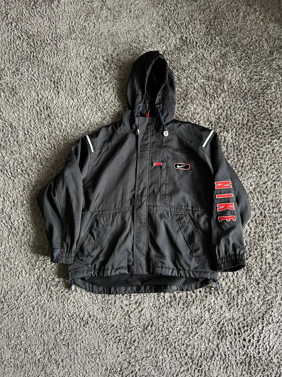 vintage 90s nike windbreaker jacket