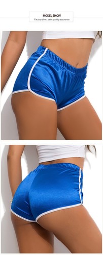 Woman Open Crotch Shorts Pants Double Zippers Leggings Outdoor Sport Panties - 第 17/25 張圖片
