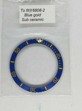 FIT ROLEX SUBMARINER 116613 LB INSERTO GHIERA CERAMICA BLU aftermarket