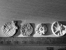 Nice lot of 4 lead tokens found in the Home Counties in England in the 1970s