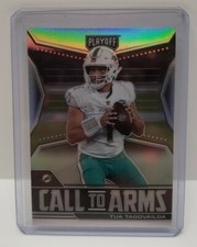 2021 Playoff Football Call to Arms #CA-TTA Tua Tagovailoa Purple Prizm