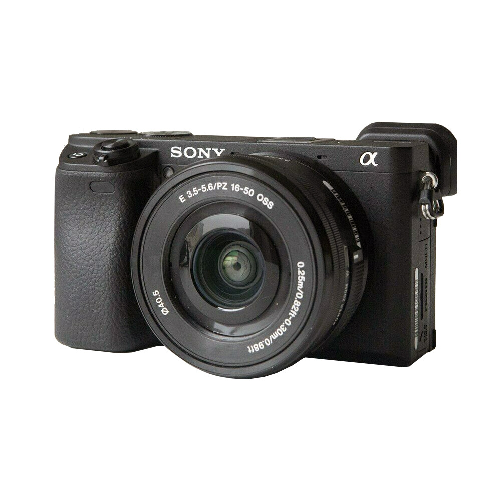 Sony Alpha a6400 Camera w/ 16-50mm Lens +64GB + Ext Bat+ 3 PC