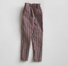 Vintage 1961 Barbie Doll Fashion Open Road Striped Pants Outfit #985