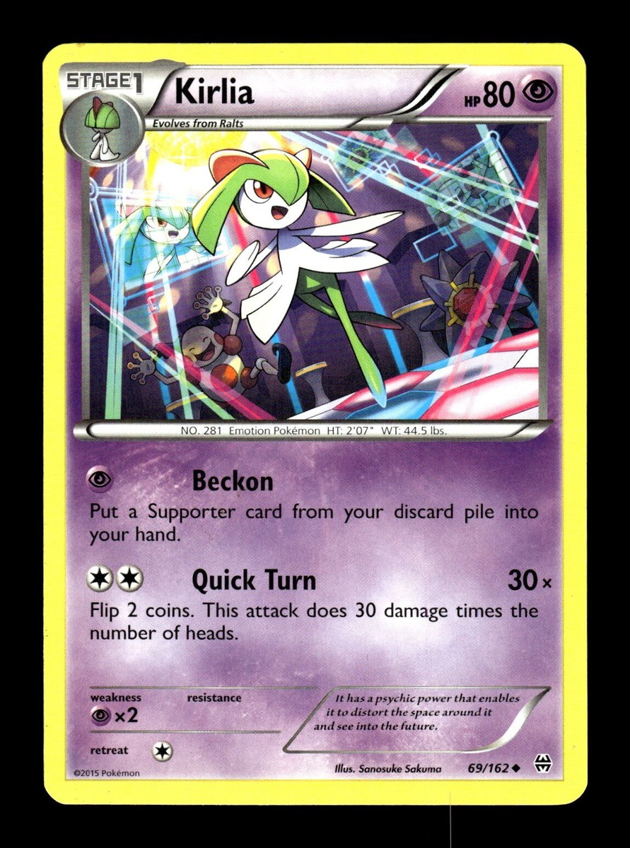 Pokemon XY Breakthrough Kirlia 69/162 See Images | eBay
