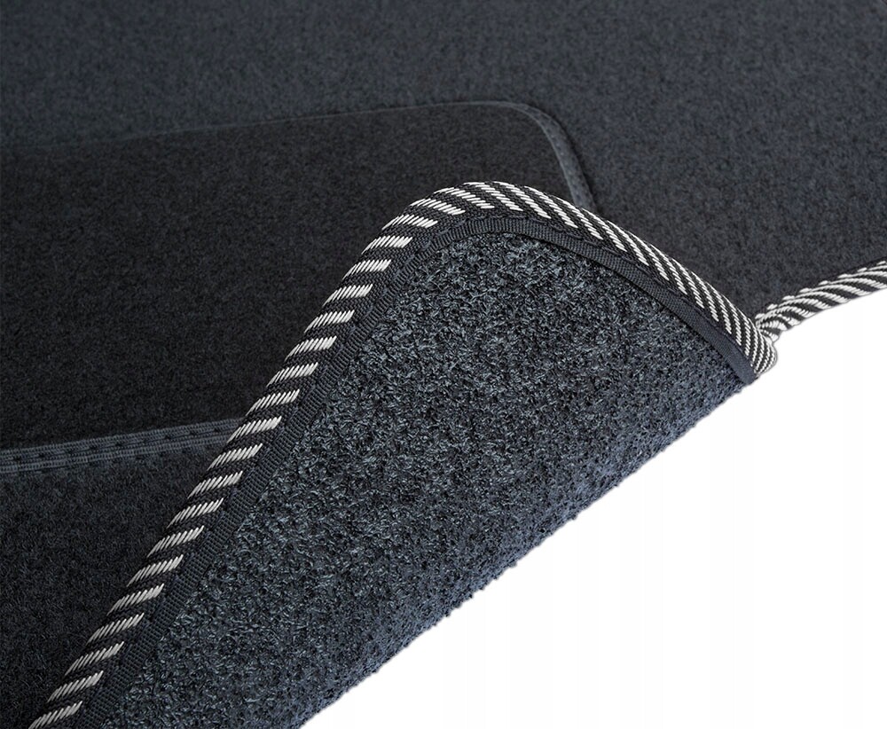 Tapis de sol en velours blanc premium pour BMW E93 Cabriolet