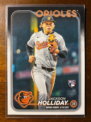 2024 Topps Update Jackson Holliday #US97 RC Rookie Debut Baltimore 
