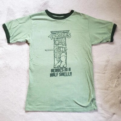 TMNT Teenage Mutant Ninja Turtles VTG T-Shirt 2003 Changes, Heroes Half Shell S
