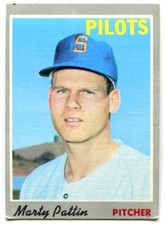 1970 Topps #31 Marty Pattin Baseball Card - Seattle Pilots