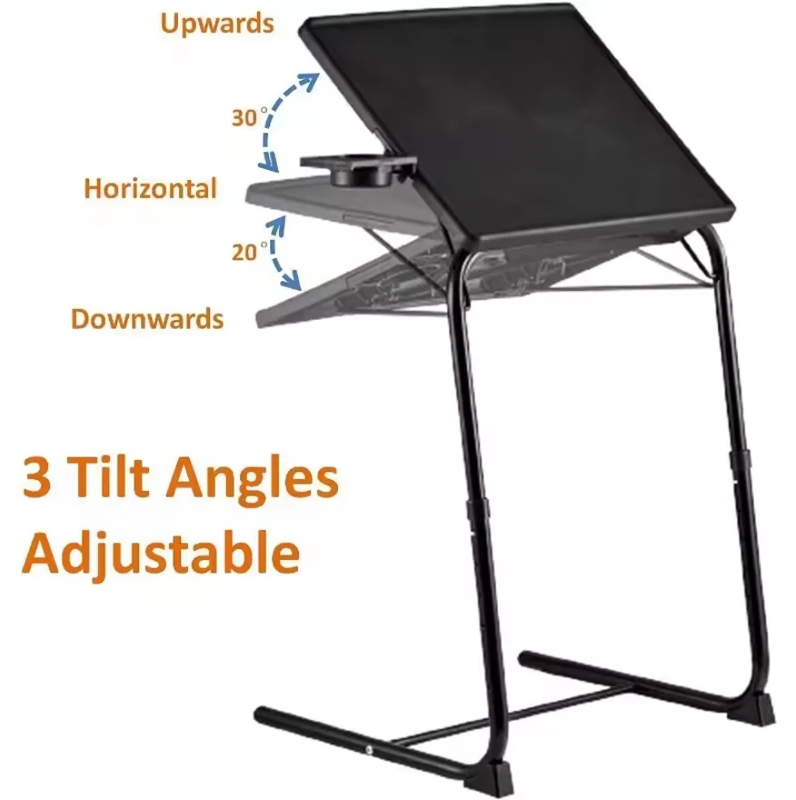 Mesa Bandeja TV Ajustable Escritorio Portátil 6.61bs, Bandeja Cena Plegable Portátil Foto 3 de 4