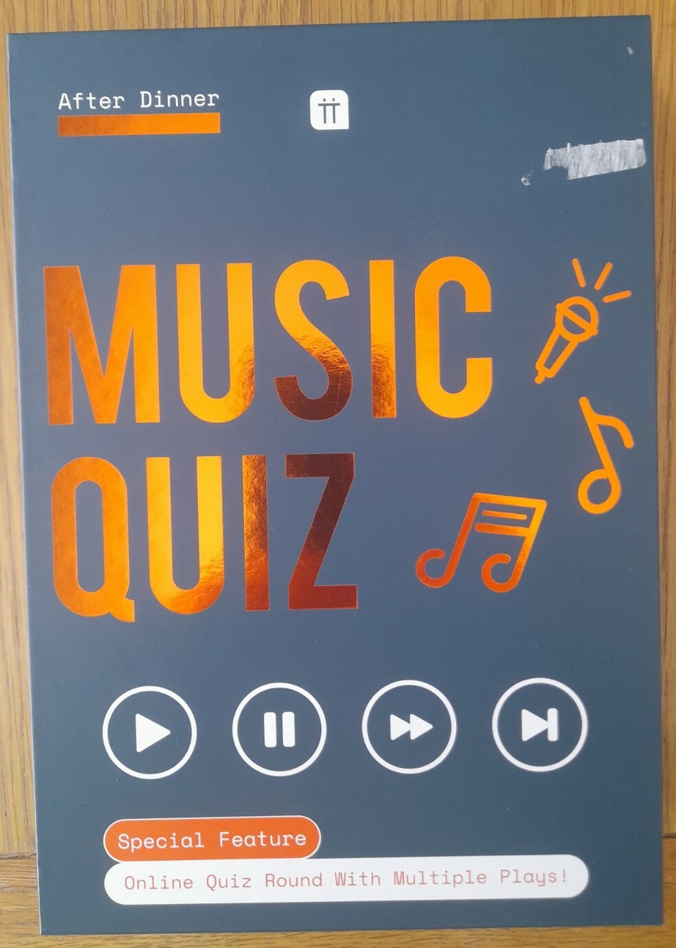 Talking Tables After Dinner music quiz