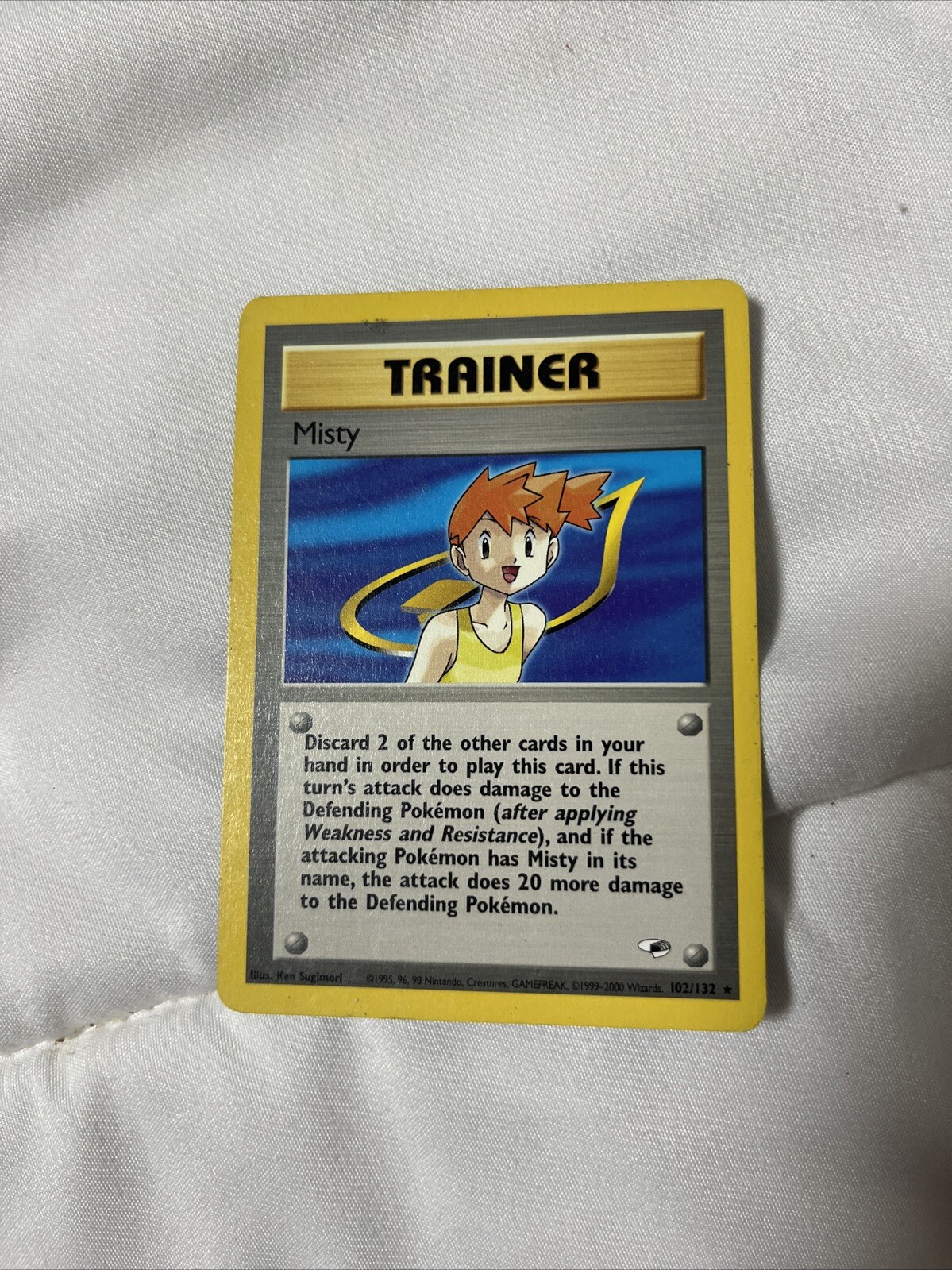 Pokémon TCG Misty Gym Heroes 102/132 Regular Rare