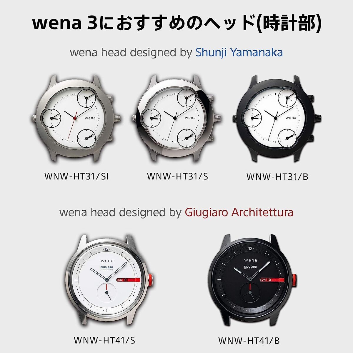 SONY wena 3 metal Black WNW-B21A/B Smart Watch [Band built SONY wena 3 metal Black WNW-B21A/B Smart Watch [Band built