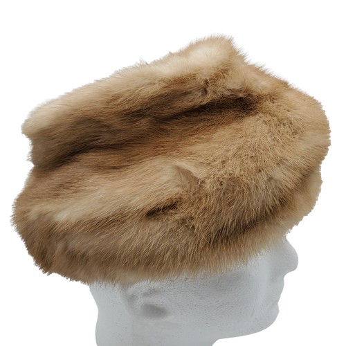 The French Room Vintage Mid-Century 50s Real Mink Pillbox  display picture 3