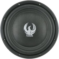 1 Phoenix Gold - Mx 12" Dual-voice-coil 2-ohm Slim Subwoofer - Black Open Box