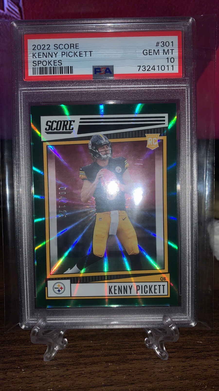 Kenny Pickett Panini Score #301 Spokes