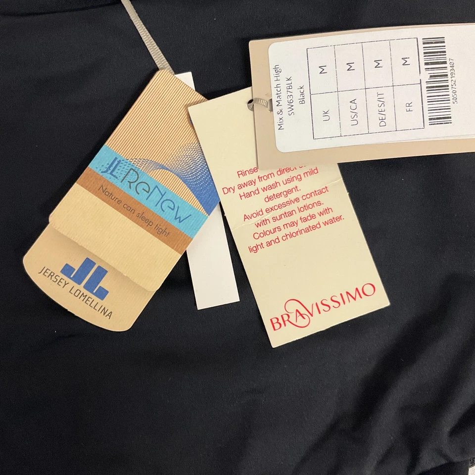 Bravissimo High Waist Brief Black Womens Size Medium Soothing Tummy Control - Image 3 of 4