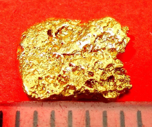 XXL GOLDNUGGET 6,3 mm Goldnuggets Nugget Barren Gold Nuggets Münze Geschenk - Picture 1 of 1