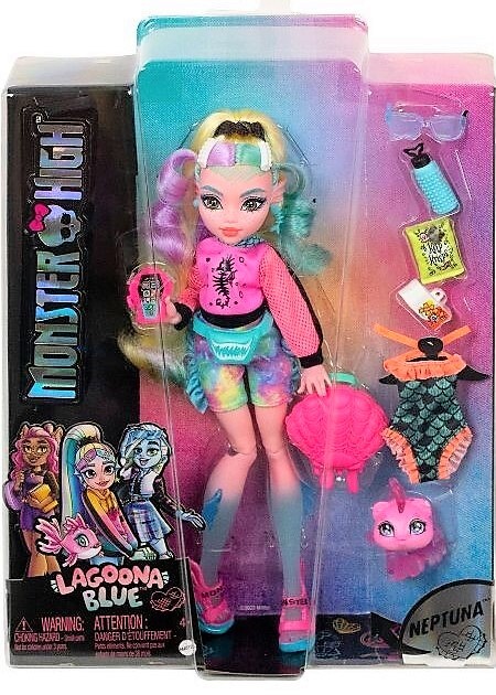 LAGOONA BLUE 2022 Monster High with NEPTUNA G3 Reboot Sealed In