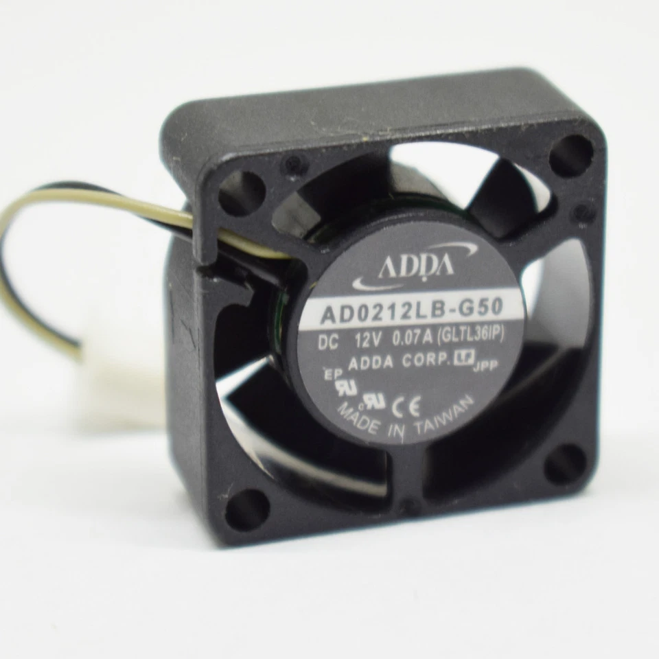 10pcs ADDA AD0212LB-G50 25x25x10mm 2510 12V 0.07A 2pin DC Brushless Cooling Fan - Image 4 of 4