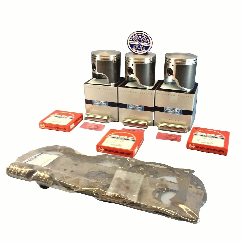 NEW WSM YAMAHA 1300 84.00mm STD PLATINUM TOP END REBUILD KIT 2003-2008 GP-R GP R - Image 2 of 4