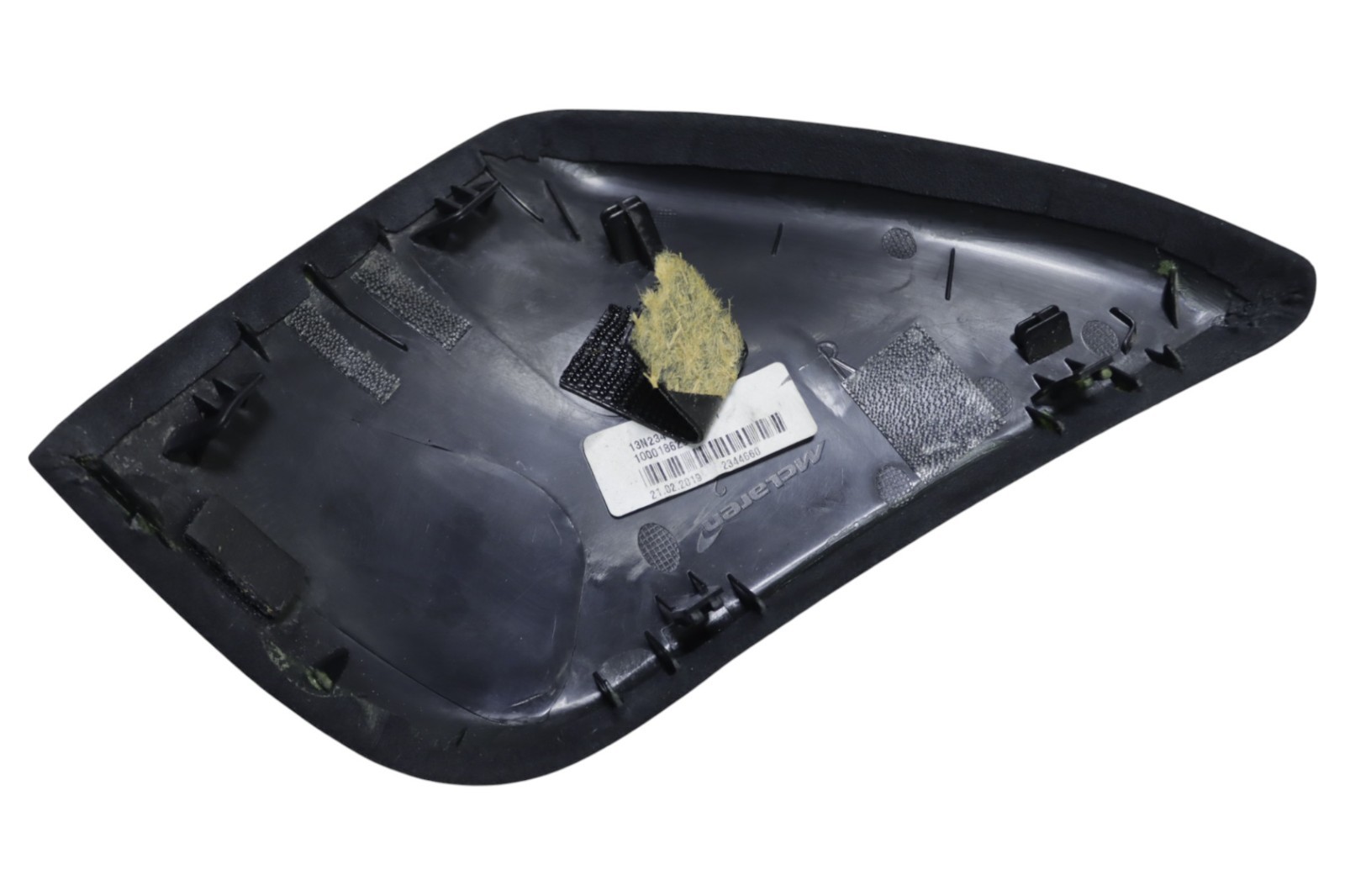 McLaren 600LT Front Left & Right Dash End Cap Alcantara Set (2) 2019 2020 OEM