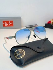 Ray-Ban RB2602 Sunglasses Silver / Blue Gradient 56-18-145mm With Case