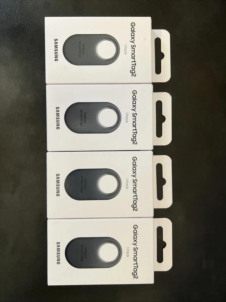 Samsung Galaxy SmartTag2 Black Item Locator Bluetooth Tracker Pack Of 4 - Image 2 of 3