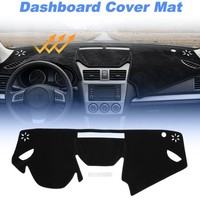 Dashboard-Abdeckmatte FüR Subaru Forester Xv Crosstrek 2019-2024 Schwarz