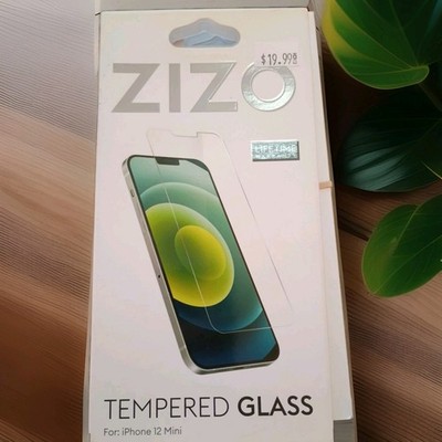 ZIZO Tempered Glass Screen Protector for iPhone 12 Mini Full Glue Clear / Black