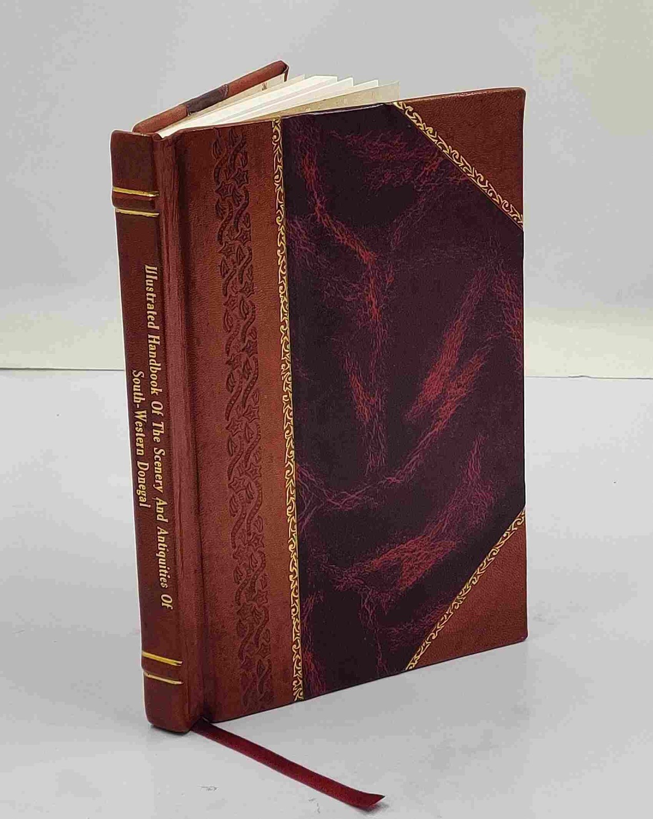 Leather Bound Illustrated Guide to Southwest Scenery and Antiquities