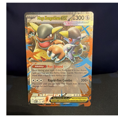Mega Kangaskhan EX 300 HP Holo Promo Card 025 Me: Mega Evolution English