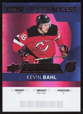 2021-22 Upper Deck Credentials #98 Kevin Bahl 2020-21 Pink #/49