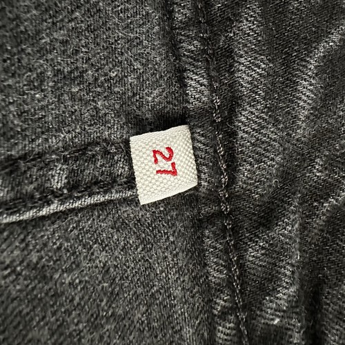 Levi's Premium Latzhose Damen 27x28 schwarz Baggy lose Kanone Ballon Y2K Capri - Bild 8 von 15