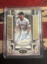 2024 Topps Tier One - Breakout Autographs Jared Triolo #BOA-JT /249 (AU, RC)