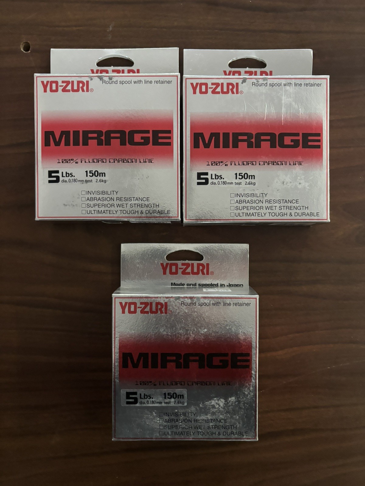 Fil Yo-Zuri Mirage invisible et résistant à l'abrasion pour bas de ligne