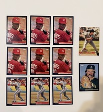 VINTAGE MLB CARD LOT!! Score, Topps, HOF:   Roberts, Fermin, Eckersley, Fryman