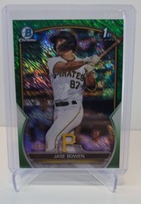 2023 Bowman - Chrome Prospects Jase Bowen #BCP-146 Green Shimmer Refractor...