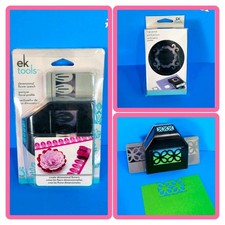 EK TOOLS DIMENSIONAL FLOWER PAPAR PUNCH LARGE ORNATE LOOP EDGER SCRAPBOOKING