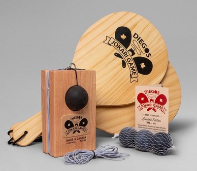 DIEGOS jokari game limited edition - Made in Canada - Paddle racket beach game