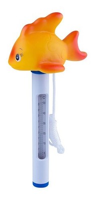 ATIE Pool Spa Hot Tub Floating Animal Thermometer with F/C White