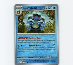 Seismitoad 052/197 Obsidian Flames Reverse Holo