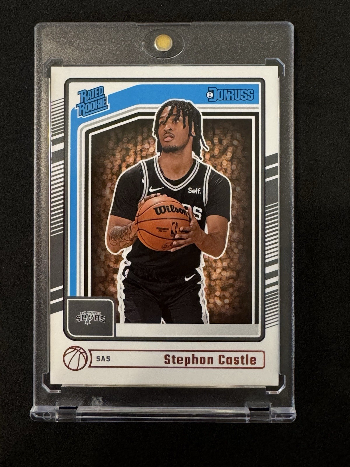 Rated Rookie Stephon Castle RC 2024-25 Panini Donruss #244 San Antonio Spurs
